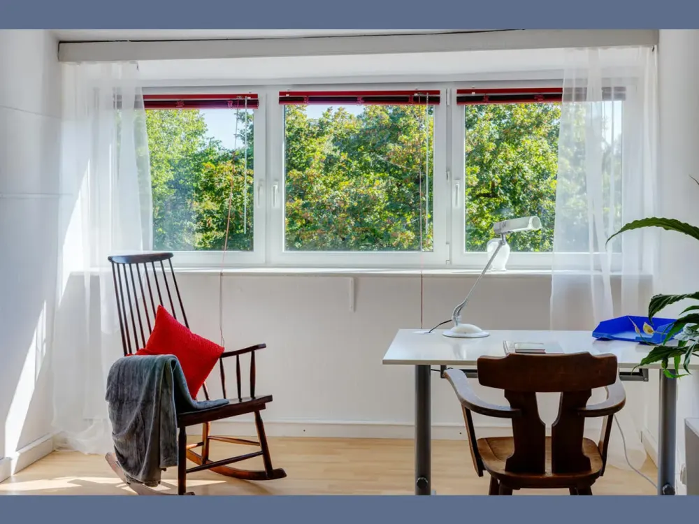 Furnished: Attic Apartment with View of the Nymphenburger Canal
