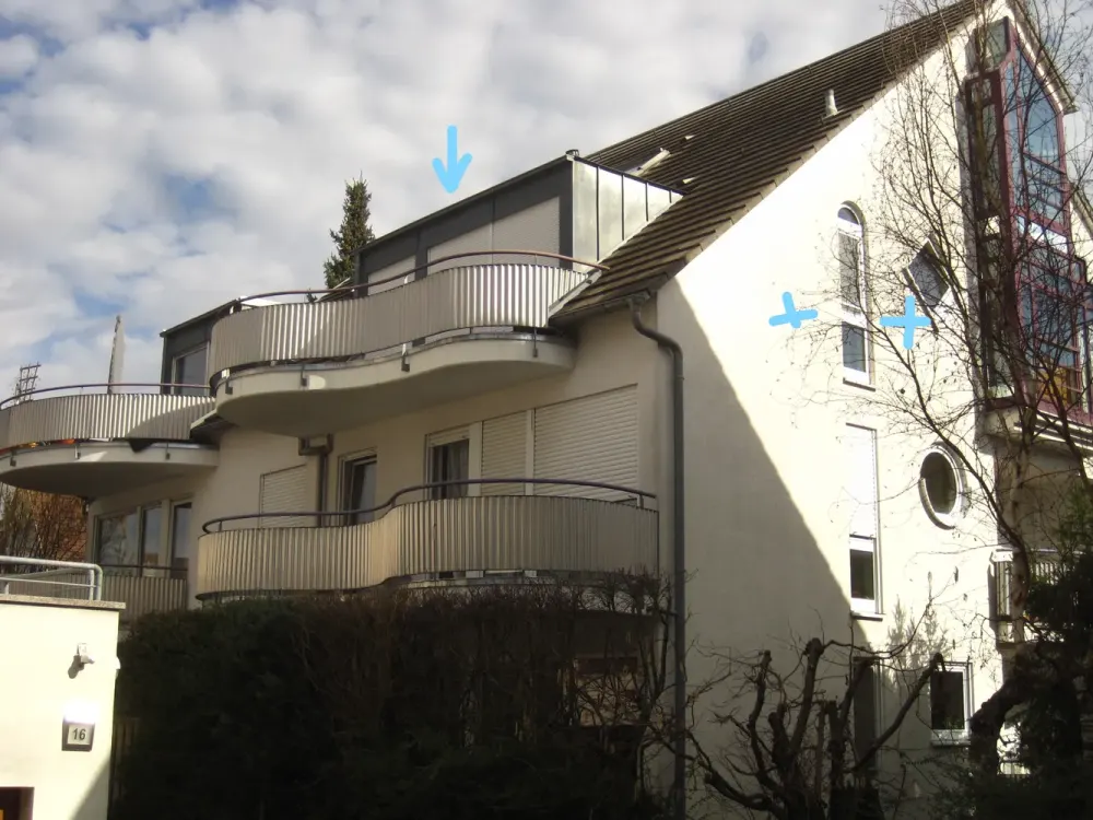Schöne helle 2-ZW in 70599 Stuttgart Plieningen. 50qm Wohnfläche 2. 0G/DG Balkon Keller