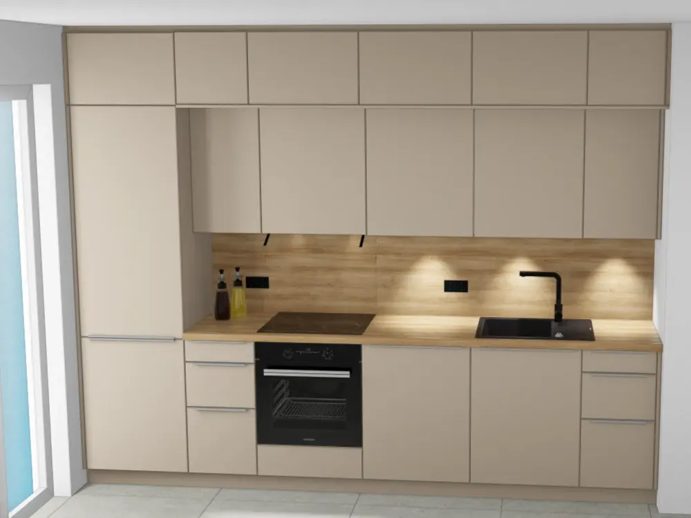 Newly Built First Occupancy Ground Floor Apartment with Garden, Kitchen, Air Conditioning, 2 Underground Parking Spaces, Barrier-Free, KFW40