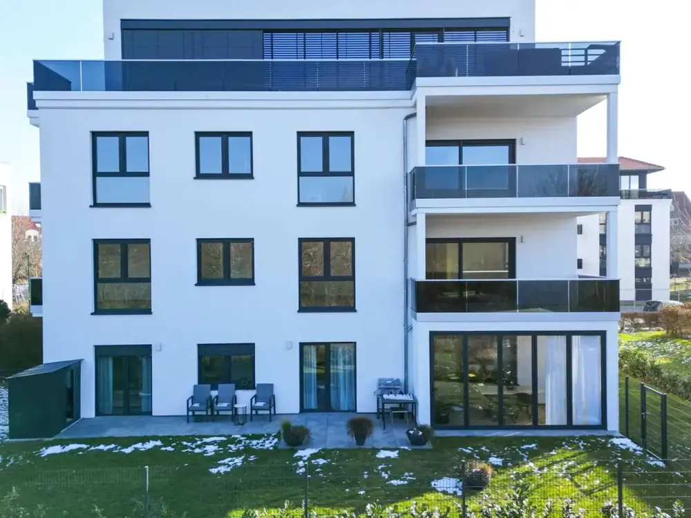 Erstbezug- Exklusive 4-Zimmer-Wohnung mit gehobener Innenausstattung mit Balkon in Leipzig