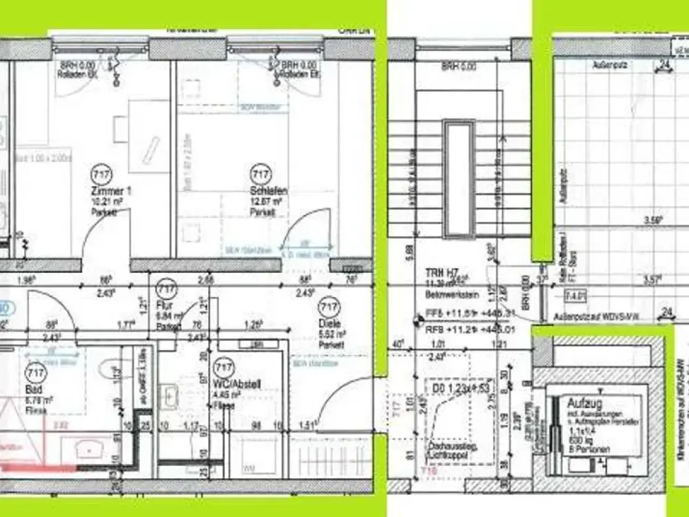Über den Dächern im Neubauquartier: 3,5-Zi.-Penthousewohnung mit Dachterrasse im Möhringer HQM