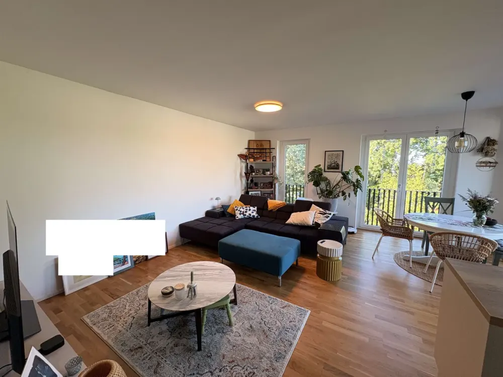 Über den Dächern im Neubauquartier: 3,5-Zi.-Penthousewohnung mit Dachterrasse im Möhringer HQM