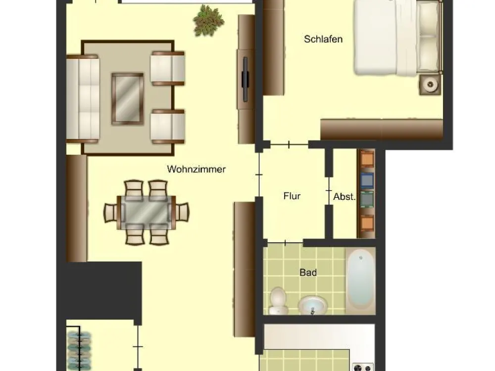 2-Zimmer-Wohnung in Köln Bocklemünd-Mengenich