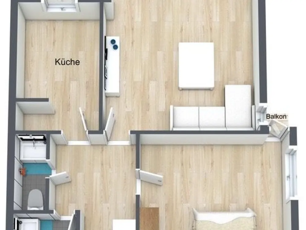 2 Zimmer Wohnung
