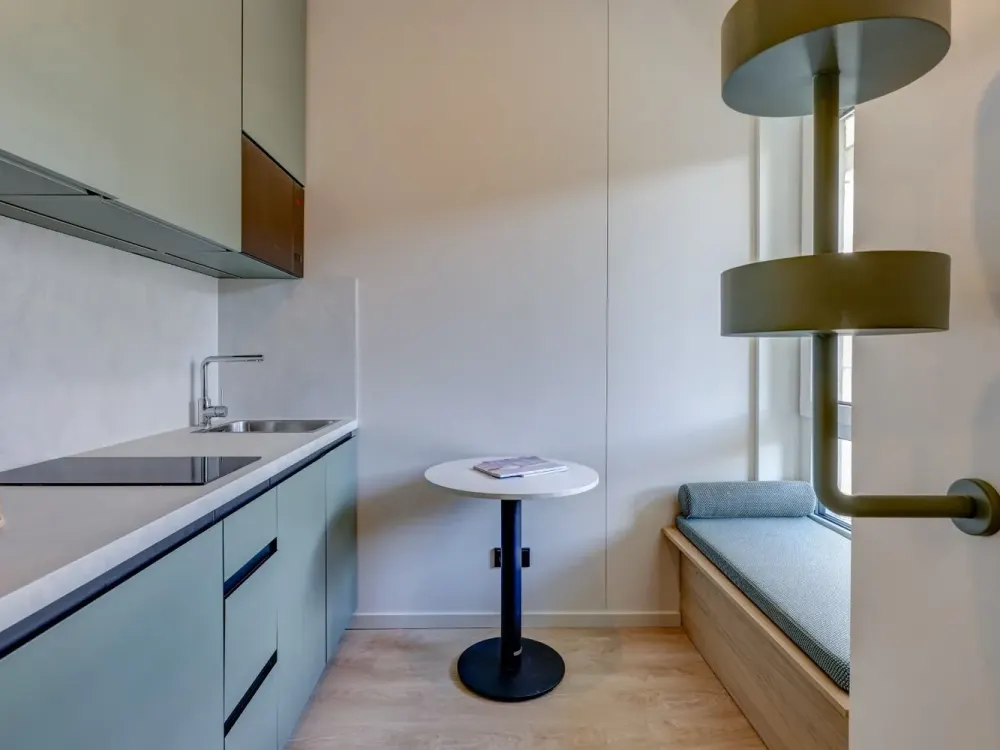 FRIEDRICH: New Studio Apartment in Friedrichshain I First Occupancy from 01.10.26! Balcony, Roof Terrace, Furnished