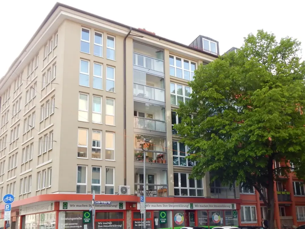 Urbanes Wohnen in Haidhausen, 3 Zimmer, Loggia und Küchenbalkon