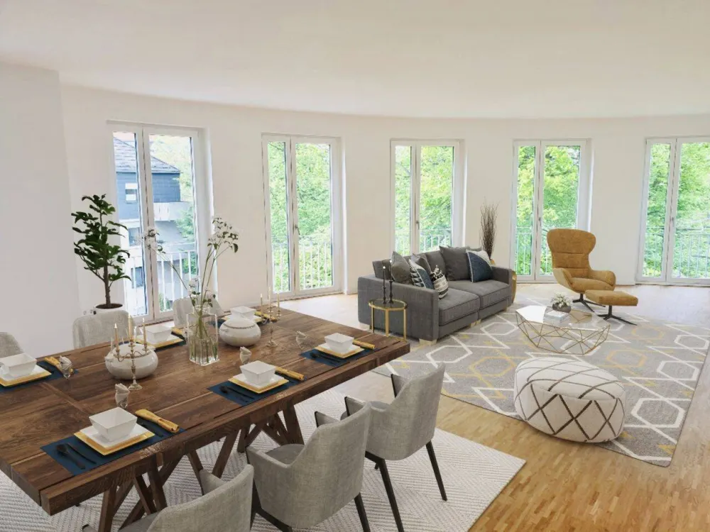 LUXUS HAT EINEN NAMEN: FFM-SACHSENHAUSEN WAIDMANN NO.1 PENTHOUSE DER SUPERKLASSE