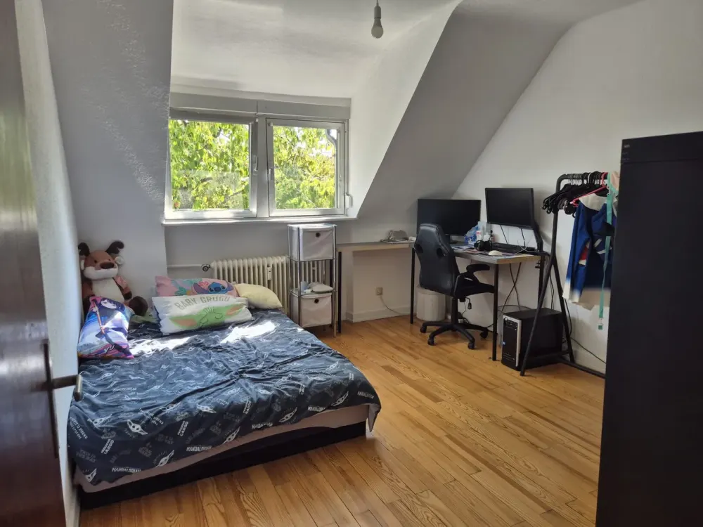 Helle 45 m2 Dachgeschosswohnung in Saarbrücken - Nähe DFG
