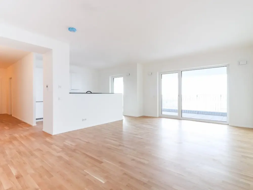 Exklusive Penthouse-Oase mit sonnigem Balkon und moderner Einbauküche