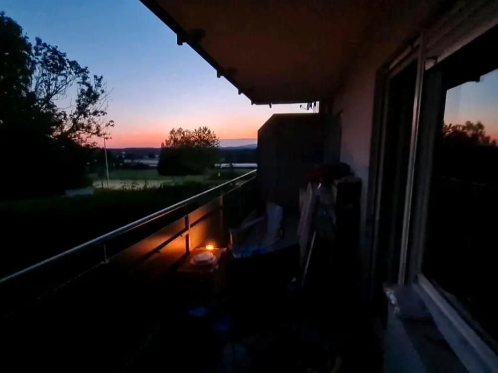 40 m2 Wohnung mit großem Balkon