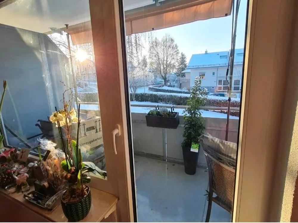 40 m2 Wohnung mit großem Balkon