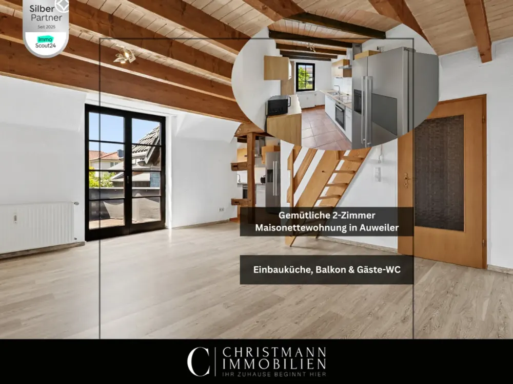 Maisonette Apartment of 75 m² with Built-in Kitchen and Balcony | Pets Welcome