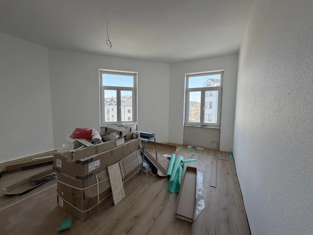 *Erstbezug* Kernsanierte 3-Zimmer Altbau Wohnung mitten im Nordend mit EBK und Skylineblick