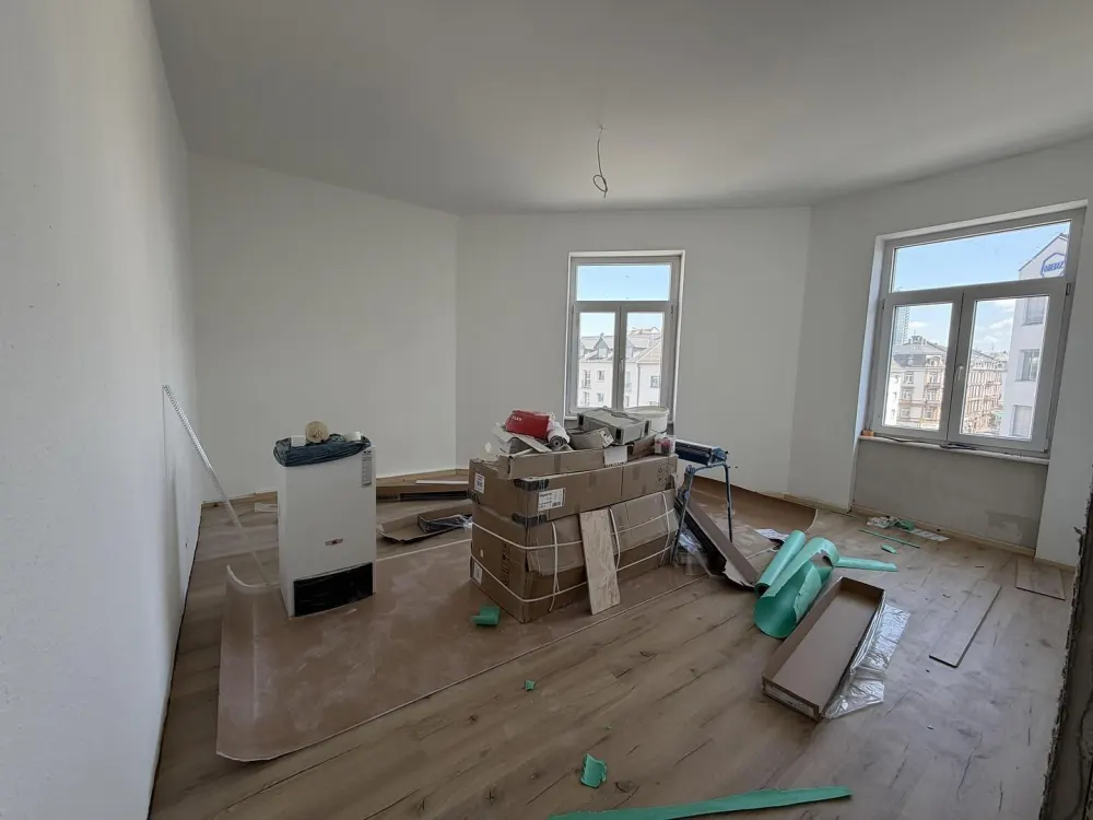 *Erstbezug* Kernsanierte 3-Zimmer Altbau Wohnung mitten im Nordend mit EBK und Skylineblick