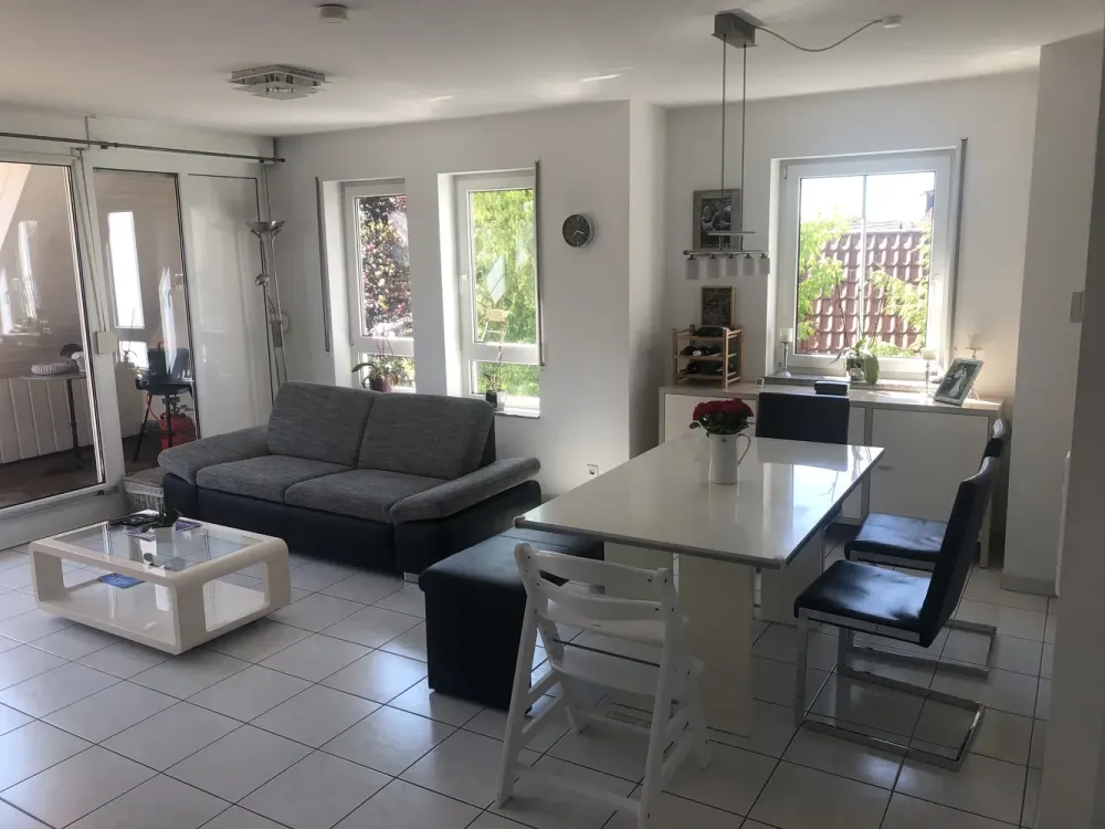 Bright 4-Room Attic Maisonette Apartment with Roof Loggia
