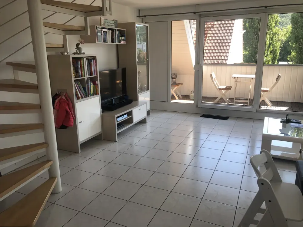 Bright 4-Room Attic Maisonette Apartment with Roof Loggia
