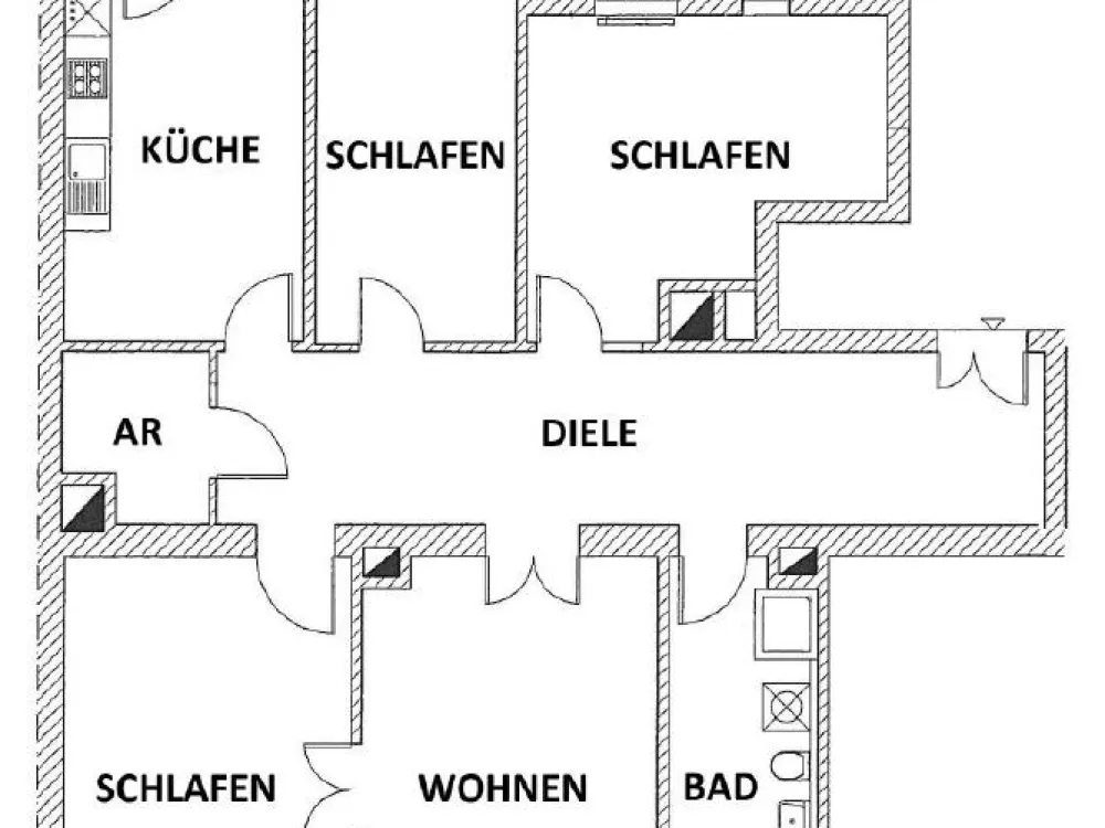 Familienpower in Leipzig: Moderne 4-Raumwohnung mit Balkon in Reudnitz-Thonberg