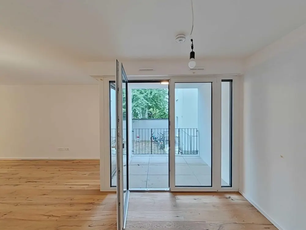 Für Singles und Pendler: 48 m² Erstbezug, Küche inklusive, Carsharing im Haus