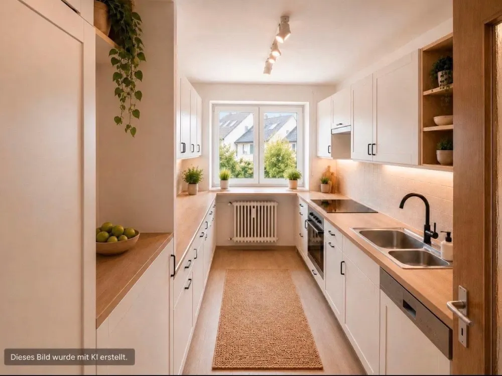 Helle 2-Zimmer-Wohnung mit Balkon in ruhiger Lage