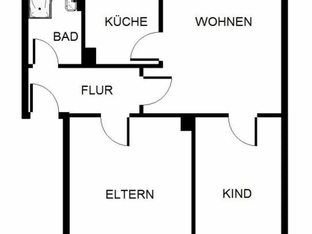 Schöne Wohnung sucht Mieter: zentrale 3-Zimmer-Wohnung