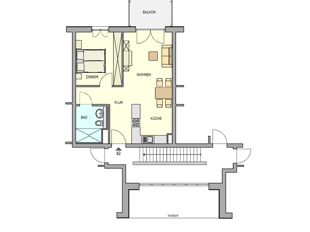ERSTBEZUG! Helle Neubau-2-Raumwohnung in Weinböhla
