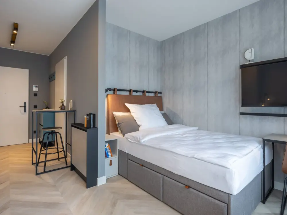 Smart Living! Luxus-Studio mit maßgeschneiderter Möblierung | verfügbar ab sofort!