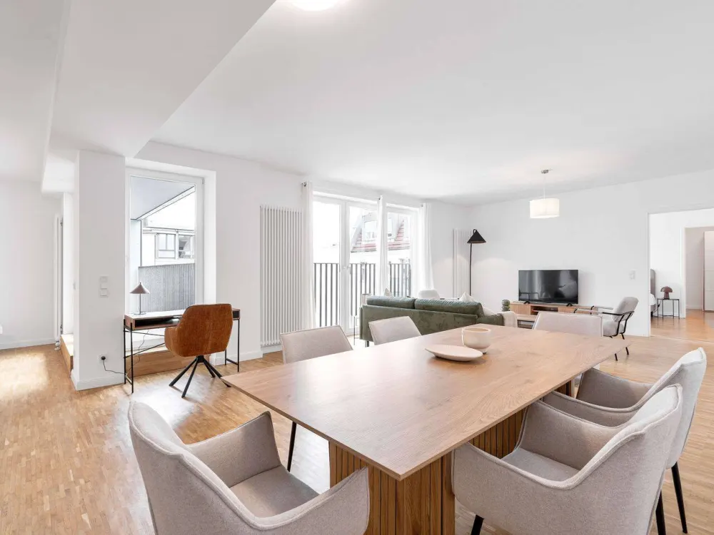 Wunderschöne 3-Zimmer Wohnung in Mitte - voll möbliert