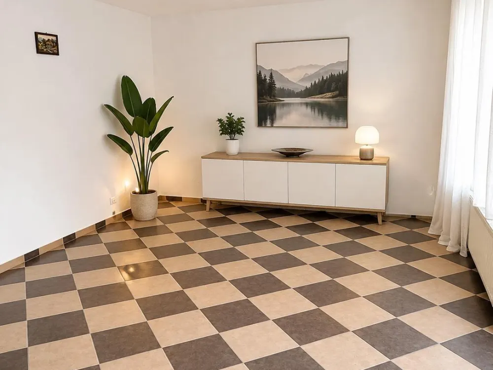 Schöne helle 3 Zimmerwohnung, Garage,Wannenbad,EBK, von privat