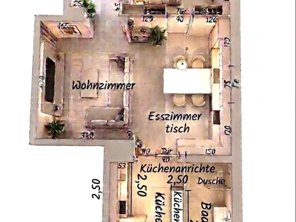 Helle 2,5-Zimmer-Wohnung in Bochum- Gerthe mit Gartennutzung und Garage in gepflegtem Haus