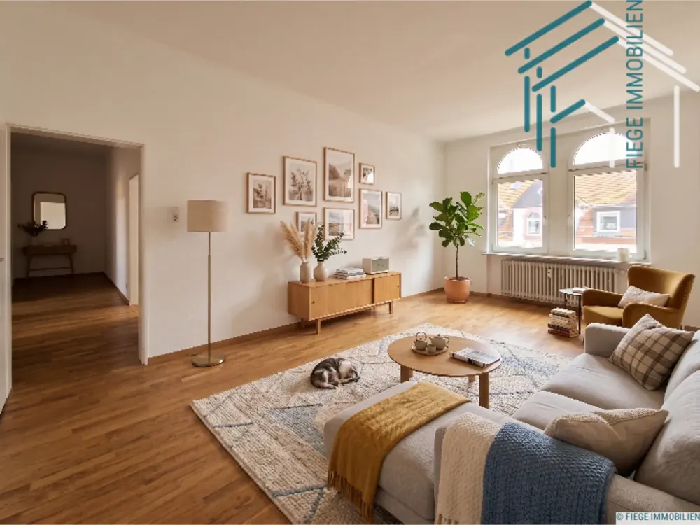 Sehr gepflegte neu sanierte Altbauwohnung in zentraler Lage