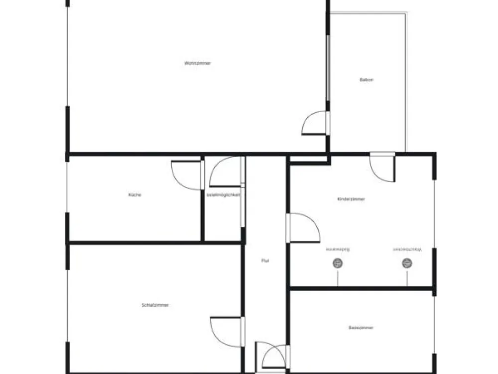 Einzugsbereit neu für Sie renoviert inkl. Balkon! Ideal als kleine Familie!