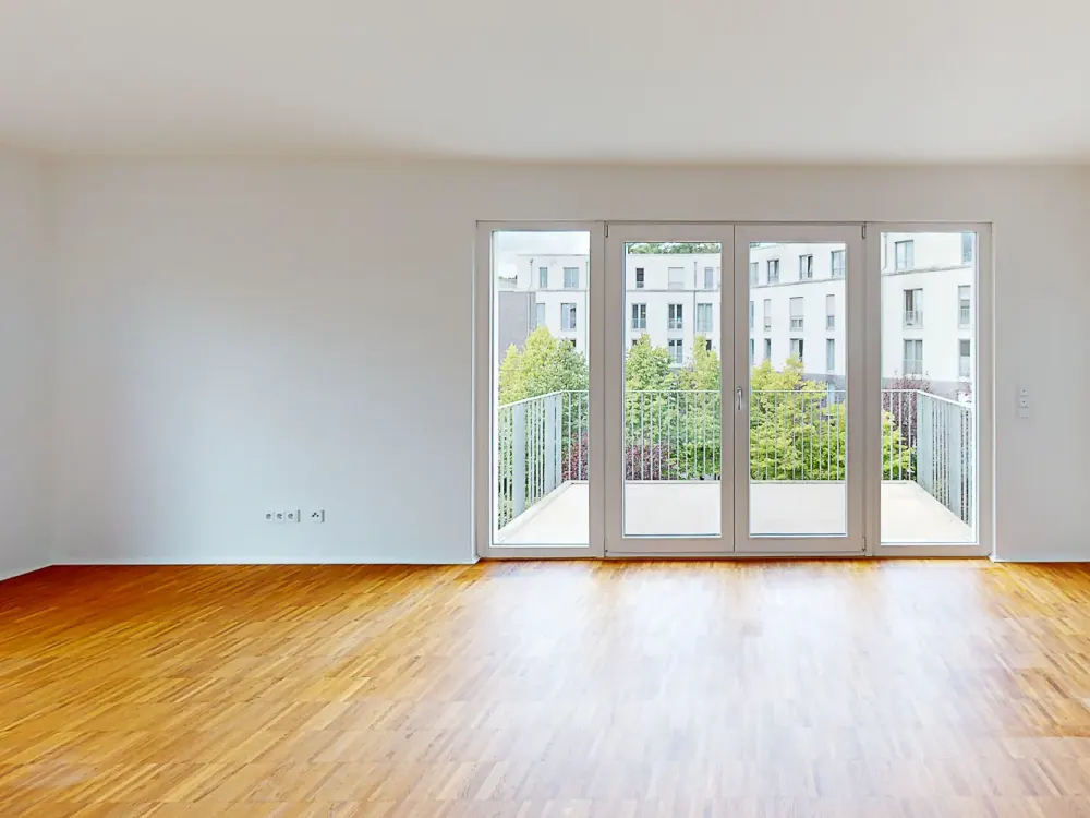 Bright 2-Room Apartment Including New Fitted Kitchen with View of Greenery!