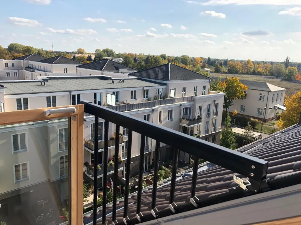 Wohnen über den Dächern, Helle 2-Zimmer Wohnung mit Terrasse
