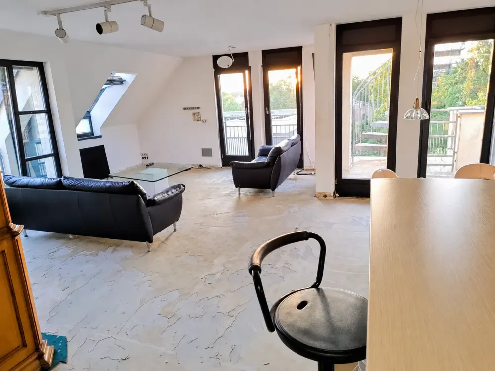 Penthouse-Maisonette mit Panoramablick, 2 Dachterrassen und Kamin