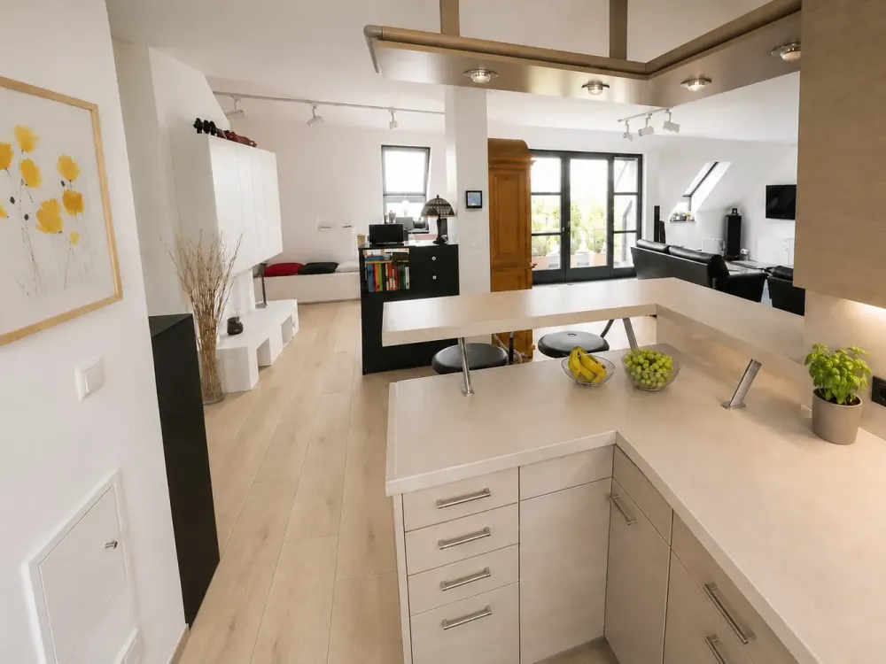 Penthouse-Maisonette mit Panoramablick, 2 Dachterrassen und Kamin
