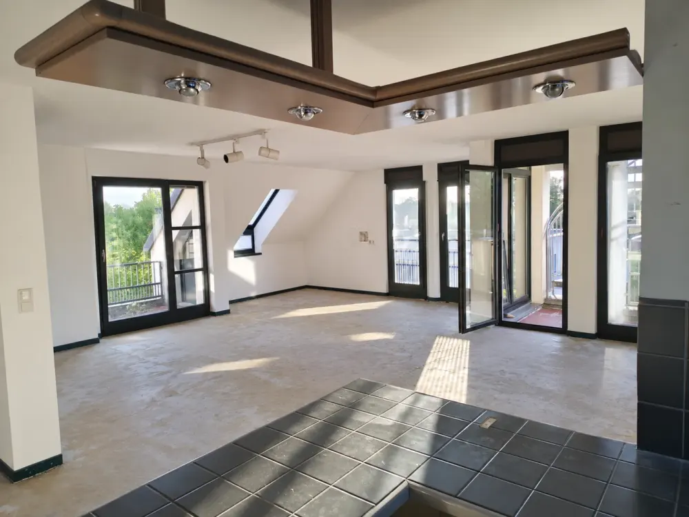 Penthouse-Maisonette mit Panoramablick, 2 Dachterrassen und Kamin