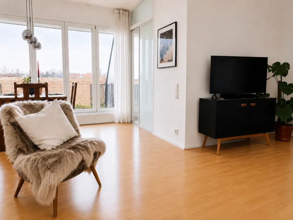 Über den Dächern Haidhausens: Modernes Dachgeschossloft in saniertem Stilaltbau
