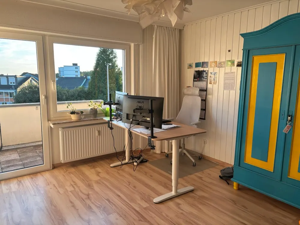4 Zimmer Wohnung mit Balkon und Garten
