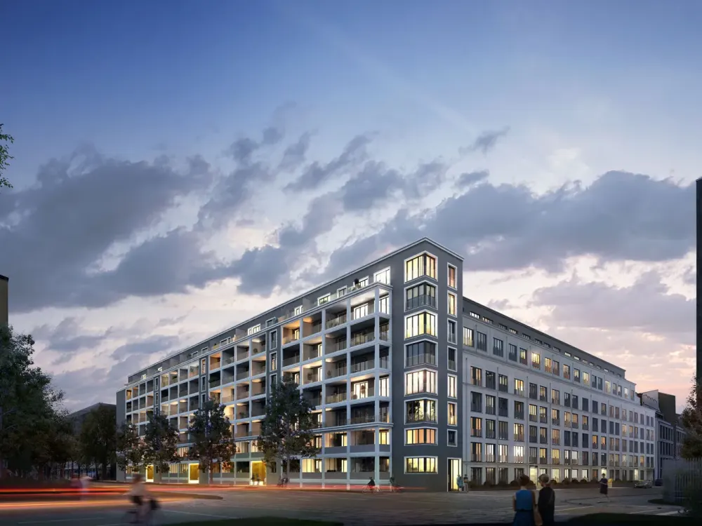 High-quality 2-room apartment in Bogenhausen | fitted kitchen, underground parking space & loggia
