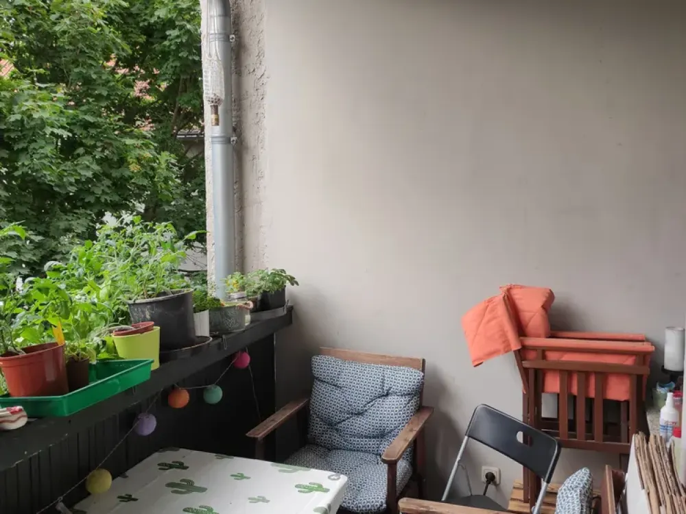 Beautiful Two-Room Apartment with Balcony and View