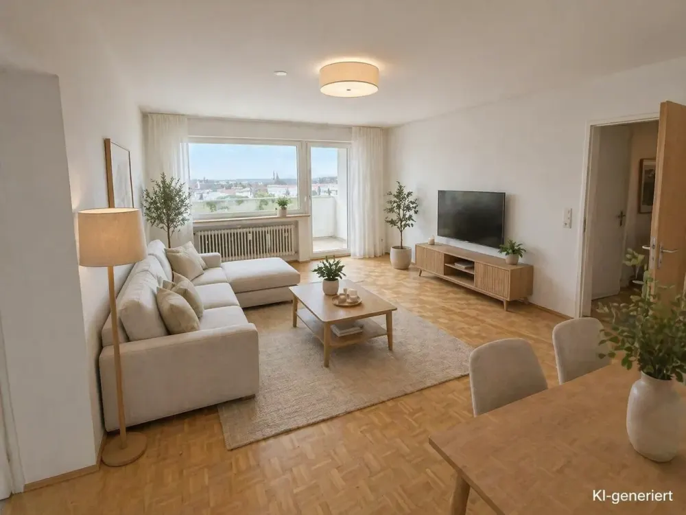 Lebendiges Wohnen in Köln mit Blick auf Dom: 2-Zimmer-Wohnung mit Balkon