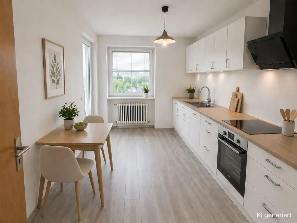 Lebendiges Wohnen in Köln mit Blick auf Dom: 2-Zimmer-Wohnung mit Balkon