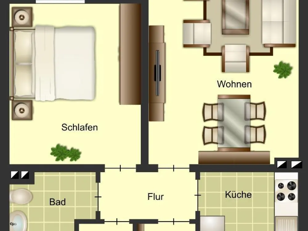 3-Zimmer-Wohnung in Hilden Nord