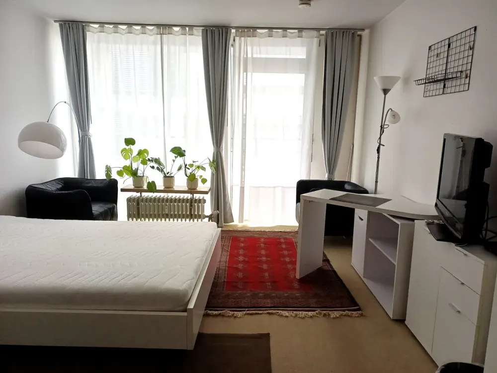 Modern möbliertes 1-Zimmerapartment in der City, Pauschalmiete 900€