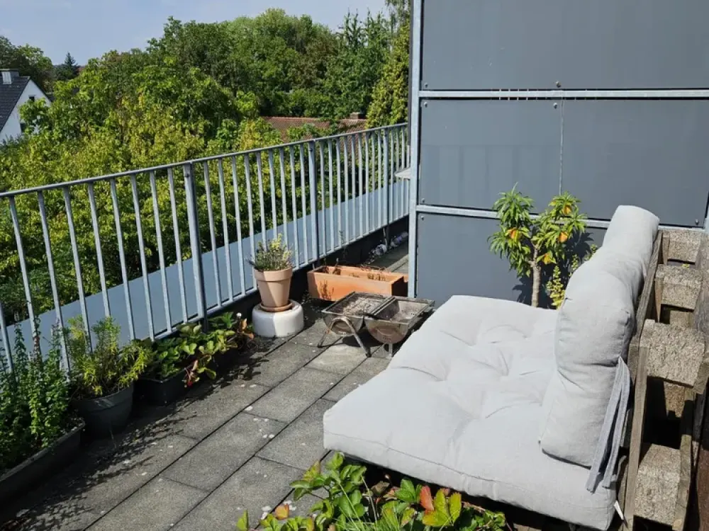 Lichtdurchflutete 2-Zimmer Wohnung mit großer Terrasse in Münster Sentrup