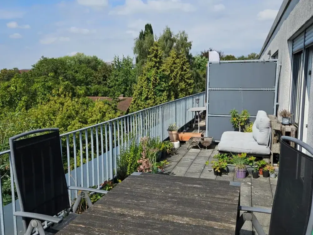 Lichtdurchflutete 2-Zimmer Wohnung mit großer Terrasse in Münster Sentrup