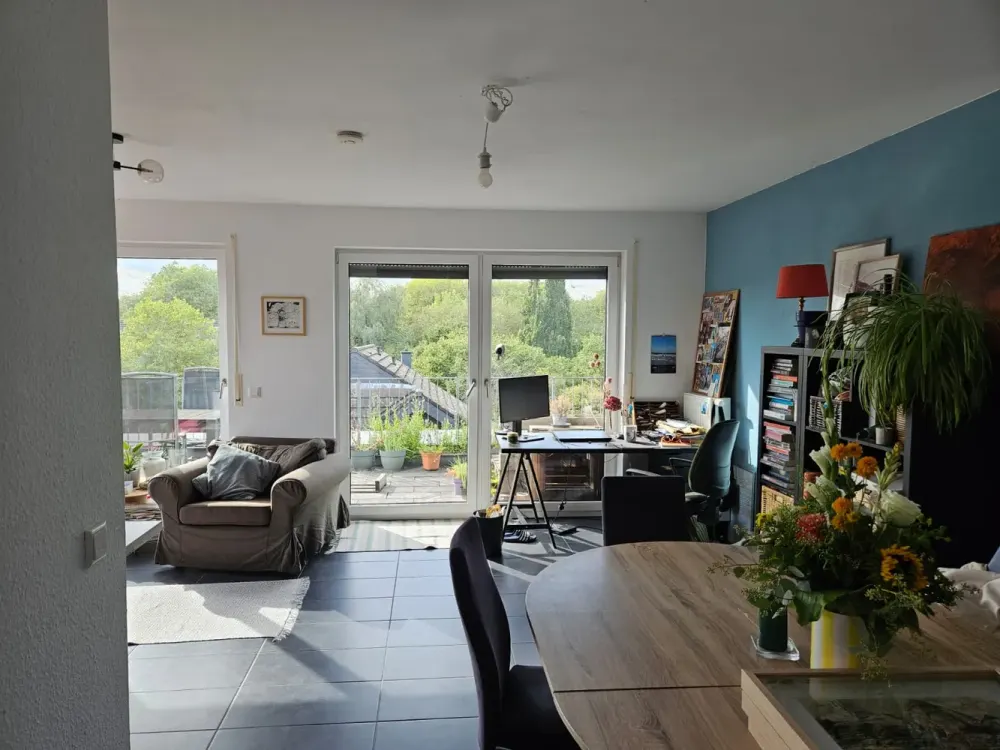 Lichtdurchflutete 2-Zimmer Wohnung mit großer Terrasse in Münster Sentrup