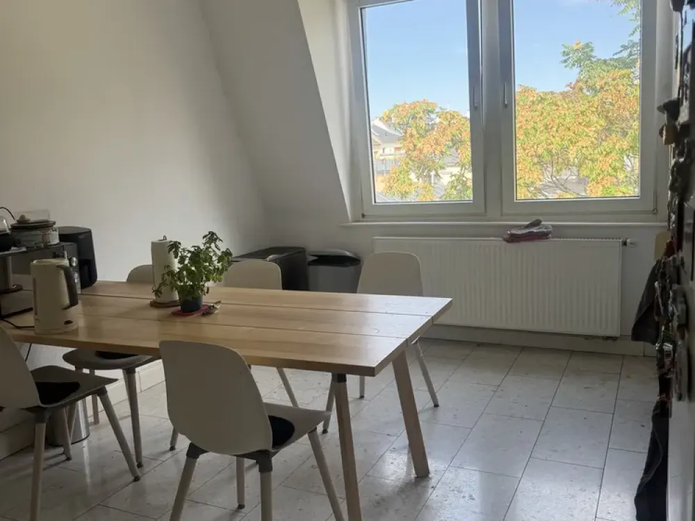 Vollmöbliertes WG-Zimmer im Dachgeschoss in Frankfurt-Bockenheim