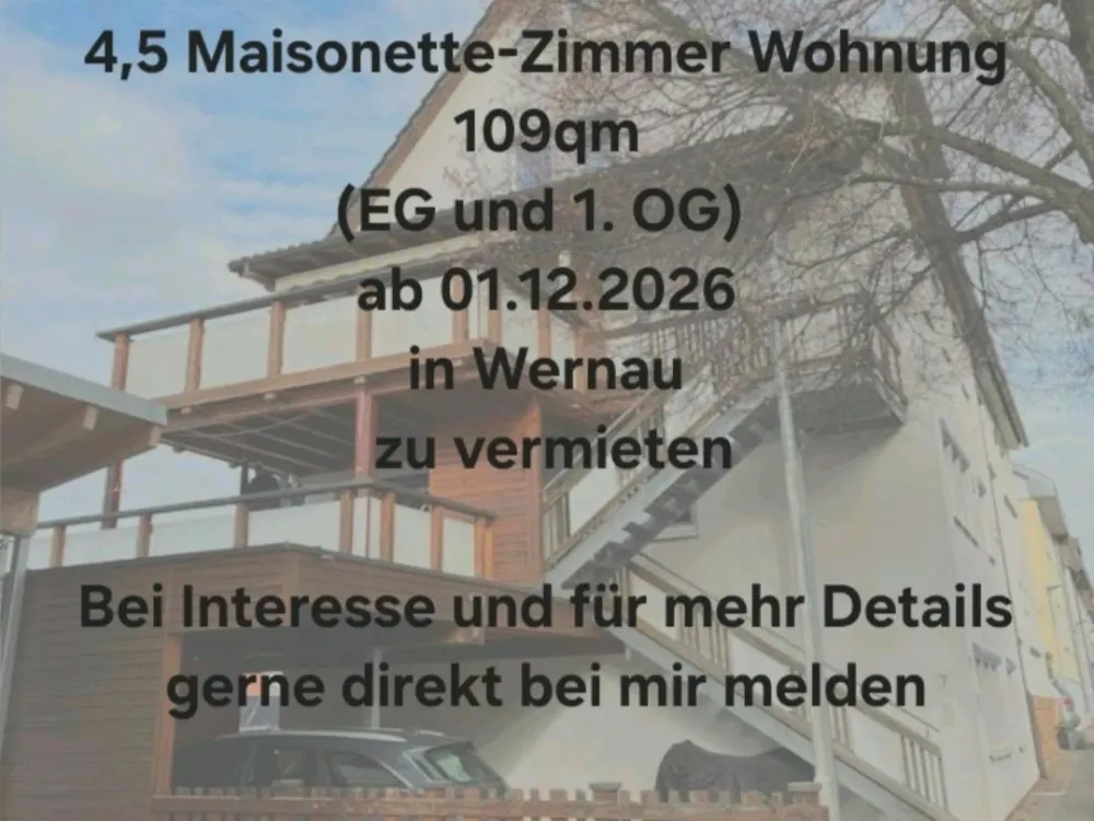 4,5 Zimmer Maisonette-Wohnung