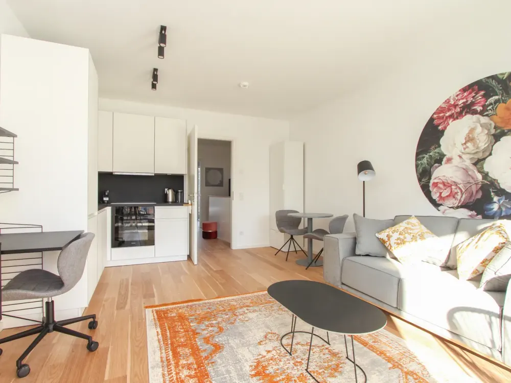 Furnished 2-Room Apartment with Terrace and Loggia